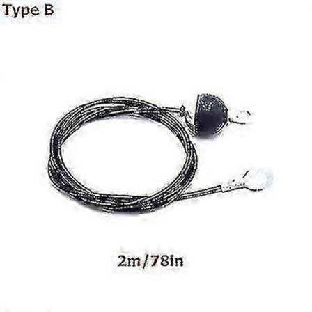 Reservedele til kraftigt gym kabel wire reb 2m-5m længde stål ideel til hjemme fitnessudstyr