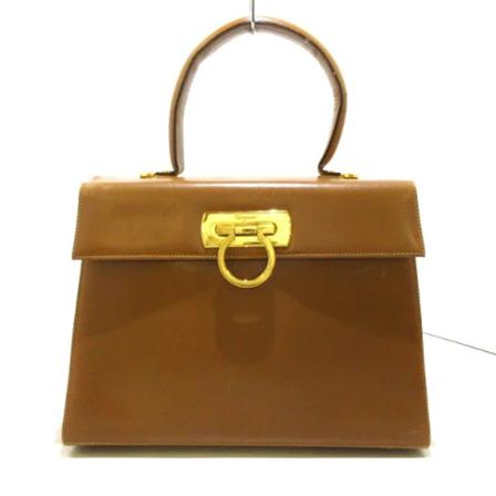 Salvatore Ferragamo Pre-owned, Pre-owned Handbag Bruin, Dames, Maat:ONE Size,leather