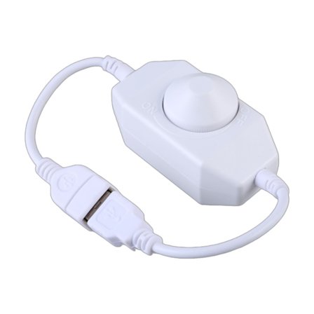 DC5V USB LED Lysdæmper Forlænger Hastighedsregulator Kontakter Strømkabel Kontroller