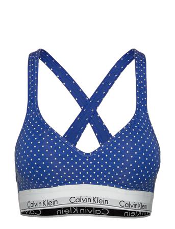 Bralette Lift Lingerie Bras & Tops Soft Bras Tank Top Bras Sininen Calvin Klein