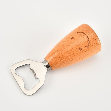 Hymyilevä keittiötarvikkeet Koti DIY Leivonta Pyökki Hymyilevä Keittiövempaimet (Korkkiruuvi),