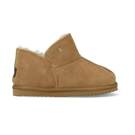Warmbat Pantoffels Willow Camel Bruin , Bruin , Dames , Maat: 36 EU