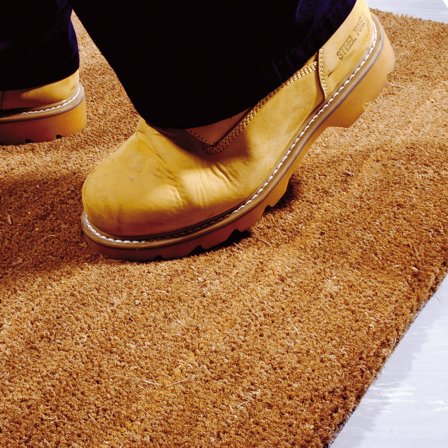 Coir matting, full roll, 1000x6000 mm