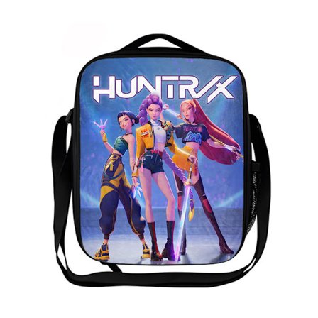 Flickor KPop Demon Hunter Isolerad Lunchväska, Skolrese Picknick Snacks Väskor