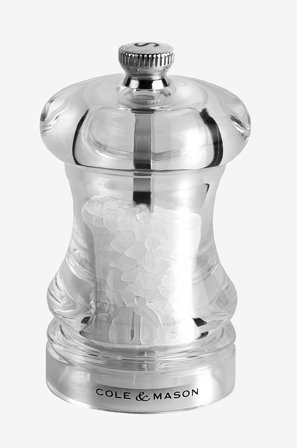 Cole & Mason - Saltkvern Capstan 125 - Transparent - Krydderkverner & mortere - Fra Homeroom