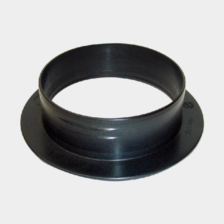 Exhaust deck fitting for diesel heater Webasto, Ø90 mm, plastic, black