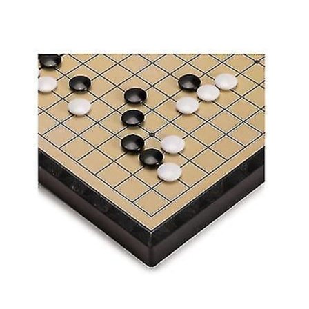 Stort Magnetiskt Go-Spelbräde Med En Enstaka Konvex Sten Bärbar