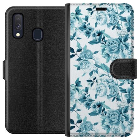 Kompatibelt Plånboksfodral till Samsung Samsung Galaxy A40 Blommor