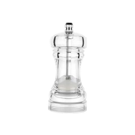 Pepparkvarn - Akryl Salt- och Pepparkvarnar Justerbar Grovhet Med Keramisk Rotor Kökstillbehör