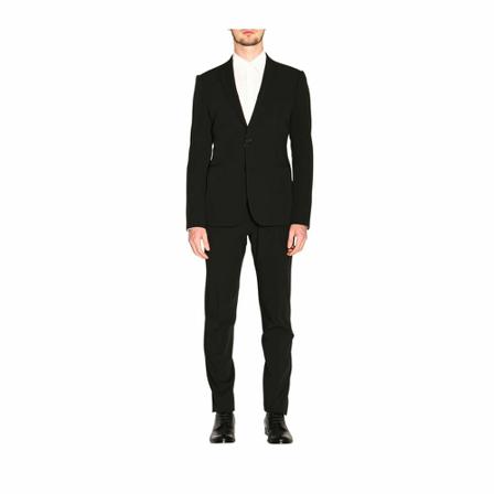 Emporio Armani, Suit Sets Zwart, Heren, Maat:XS