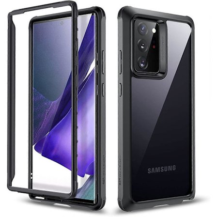 Tåligt skal kompatibelt med Samsung Galaxy Note 20 Ultra (6,9 tum) [Fullständigt skyddande skal] [Stötsäker stötfångare] Utan inbyggt skärmskydd