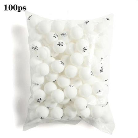 Pöytätennispallosetti 100 kpl, irtotavara, pingispallo, 3-tähti, 40+ standardi White