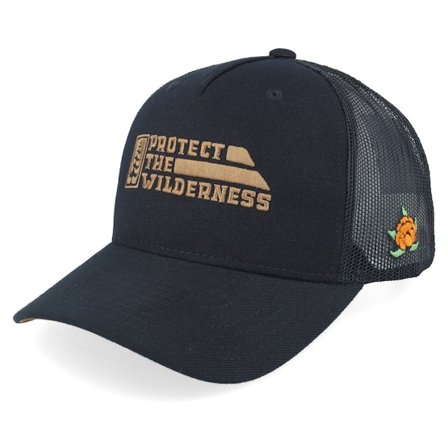 SQRTN - Black trucker Czapka Z Daszkiem - Protect Cap Black Trucker @ Hatstore