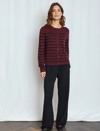 Bruun & Stengade Bs Kjersti Regular Fit Knitwear - Burgundy - S