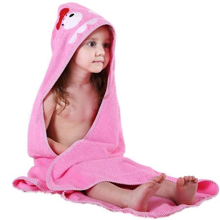 2023 Animal Face Baby Hooded Cotton Bathrobe for Boys and Girls Age 0-6