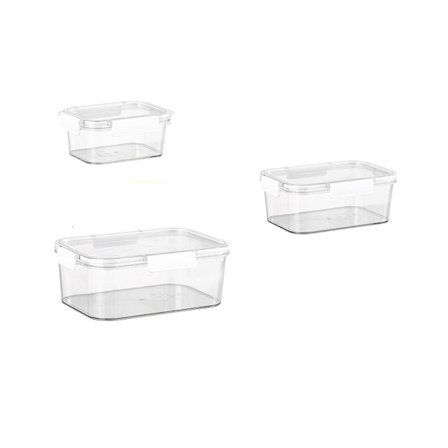 Køleskab Fødevareopbevaringsbeholdere med gennemsigtig plastforseglingstank Separat grøntsagsfrugt Bo