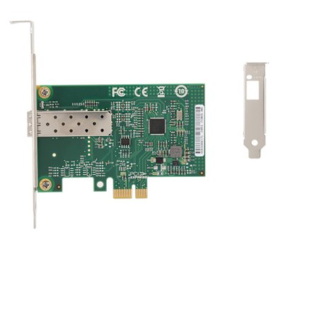 Intel i210 PCIe x1 Enkelport SFP Gigabit Fiber Ethernet Nätverkskort 10/100/1000Mbps