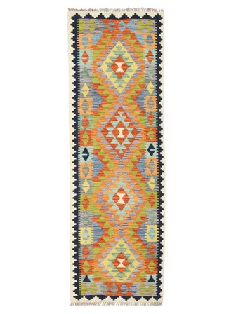 Malý Kelim Afghán Old Style Koberec 68X211 Vlna