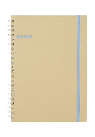 Åhléns Home Linjerad anteckningsbok KIT A4 Block & anteckningsböcker Brun ONESIZE