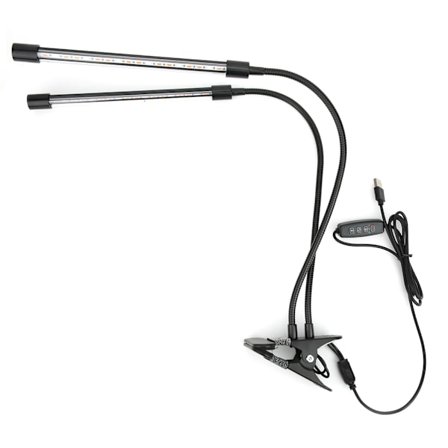 USB LED Vekstlys Plantelys med Klemme for Innendørs Planter Hydroponics