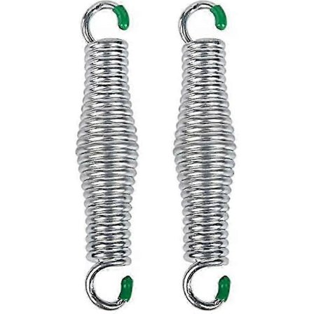 2 st Hängmatta Stol Fjäder, Premium Veranda Gungfjädrar Håller Upp Till 590 kg, Kraftiga Kromfjädrar För Hängande Stolar, Takfäste, Po PZW