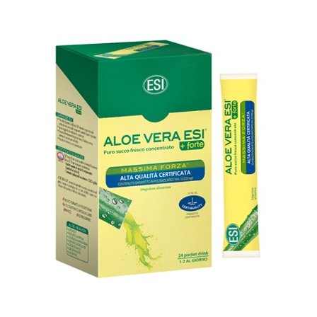 Esi Aloe Vera Succo + Forte 24 Pocket Drink