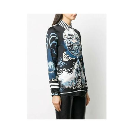 Just Cavalli Shirts Blå, Dame Skjorter