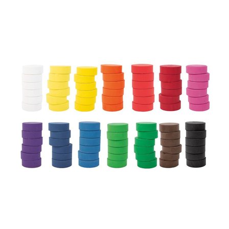 PLAYBOX Färgpuckar 57mm, vit 6/fp - Lyreco - Skola och förskola - Målarfärg och tillbehör - Färgblock