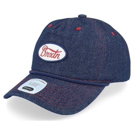 Brixton - Ble unconstructed Czapka Z Daszkiem - Parsons Netplus Denim Dad Cap @ Hatstore