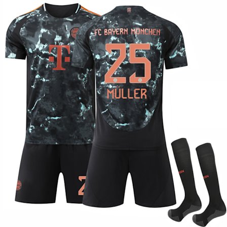 2425 Bayern Bortatröja Muller Tröja Med Strumpor