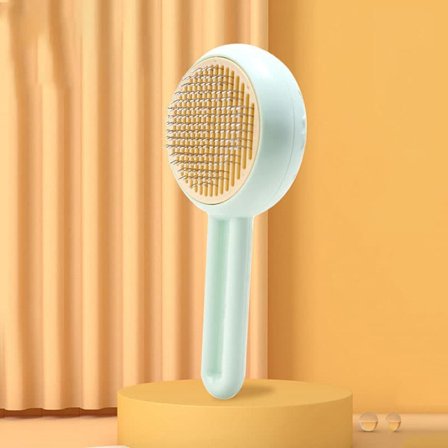 Pelsstellbørste for hunder og katter – Børste for å fjerne løs pels, passer både kort og langt hår_OF