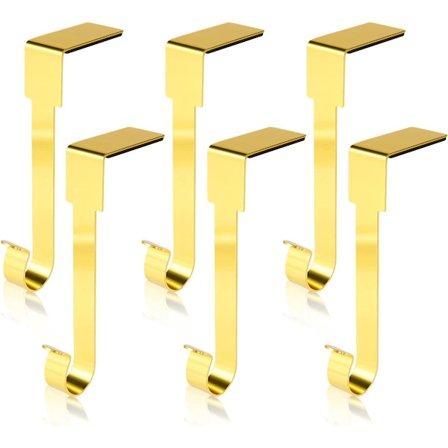 Julesokkeholdere (25,3*50*140 mm), metalkroge til julesokker