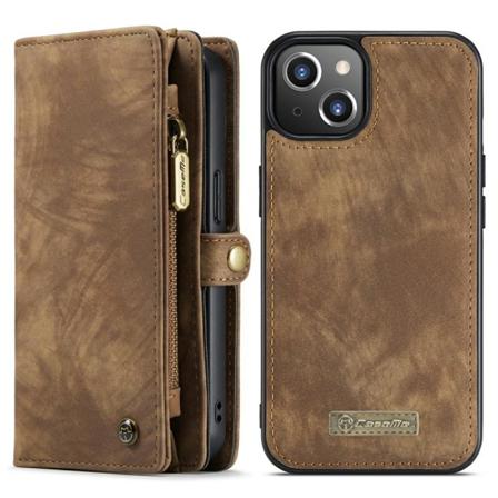 Caseme Iphone 13 Retro Plånboksfodral - Brun Brun