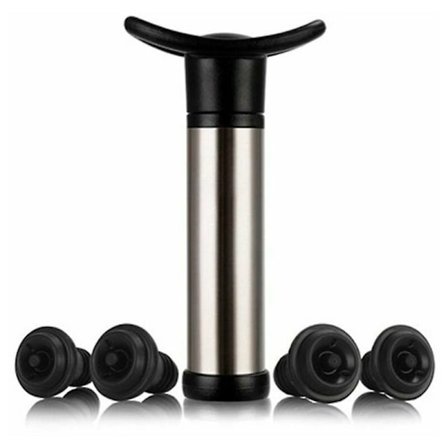 Vakuumpump i rostfritt stål för vinbevarande, vinpumpen används för att ta bort luft och vakuum för vinbevarande, Wi