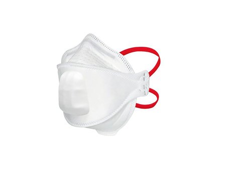 3M 3M Maske m/tildekket ventil, 8 stk.