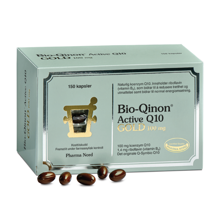 Pharma Nord Bio-Qinon Q10 GOLD 100 mg kapsler, 150 stk.