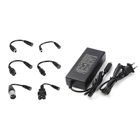 42V 1.5A Scooterlader Kompatibel med M365/PRO Erstatning Litium Batterilader med 6 Plug Elektrisk Scooterlader EU PLUGG-WELLNGS
