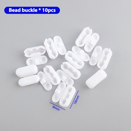 Ett set 10 meter (10,94 yards) med 10 st kontakter för roll