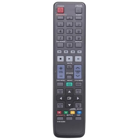 Korvaava kaukosäädin Ah59-02298A sopii kotiteatterijärjestelmään Blu-Ray Htc5500 Htc6500 H