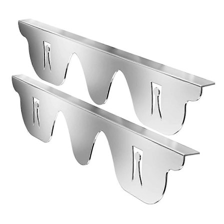 Spisskydd - 2 ST Rostfria Stål Spissidoskydd, 59,7 cm Köksugnsskydd Mellan Spis och