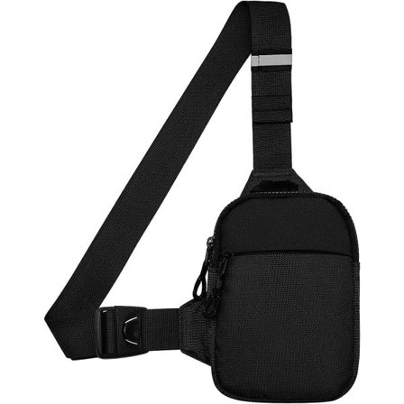 Mini Sling Bag - Herr Dam Liten Vanntett Crossbody Casual Telefon Brystveske for Vandring