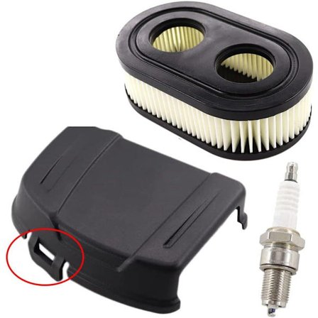 ING Ruohonleikkurin ilmansuodatin, yhteensopiva Briggs & Stratton 594575798452650EXI675EXI675IS - Briggs & Stratton -korvaussarjan kanssa