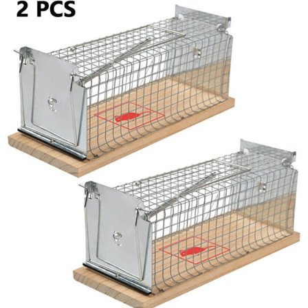 2 Pakk Levende Musefeller for Innendørs og Utendørs Bruk, Dyrevennlig, Effektiv og Uten Skade