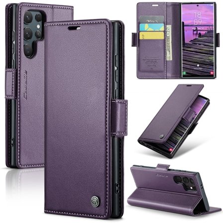 CaseMe Slim Wallet Case RFID-beskyttelse Samsung Galaxy S25 Ultra L