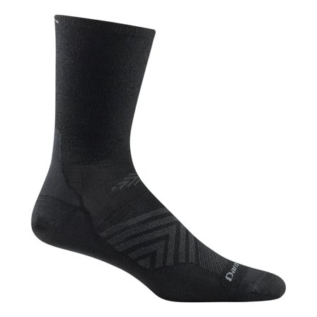 Darn Tough Men's Run Micro Crew Ultra-Lightweight Running Sock Men workout socks Black XXL