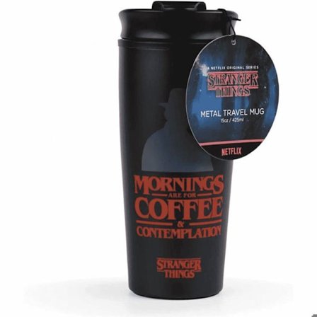 Koppar - PALADONE - Stranger Things 5 - 900ml - Med sugrör - Unisex