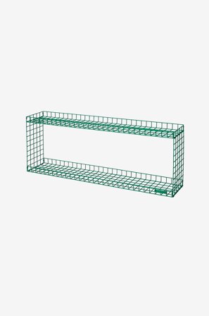 Loft24 - Vegghylle med 2 hyller Metall Large Rack - Grønn - Hyller & oppbevaring - Fra Homeroom