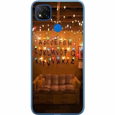 Xiaomi Redmi 9c Genomskinligt Skal Stranger Things