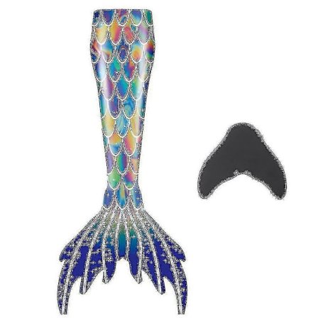 Mermaid-pyrstöt uimiseen lapsille ja aikuisille, sisältää Monofin-Perfetin