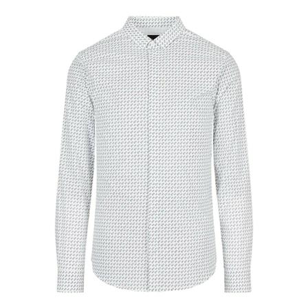 Armani Exchange, Formal Shirts Wit, Heren, Maat:M